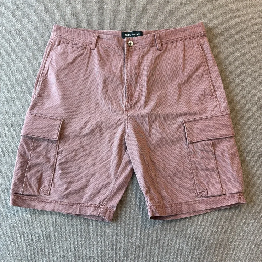 Rodd &‎ Gunn Arkles Bay Utility Shorts Size 35 - Crimson Red
